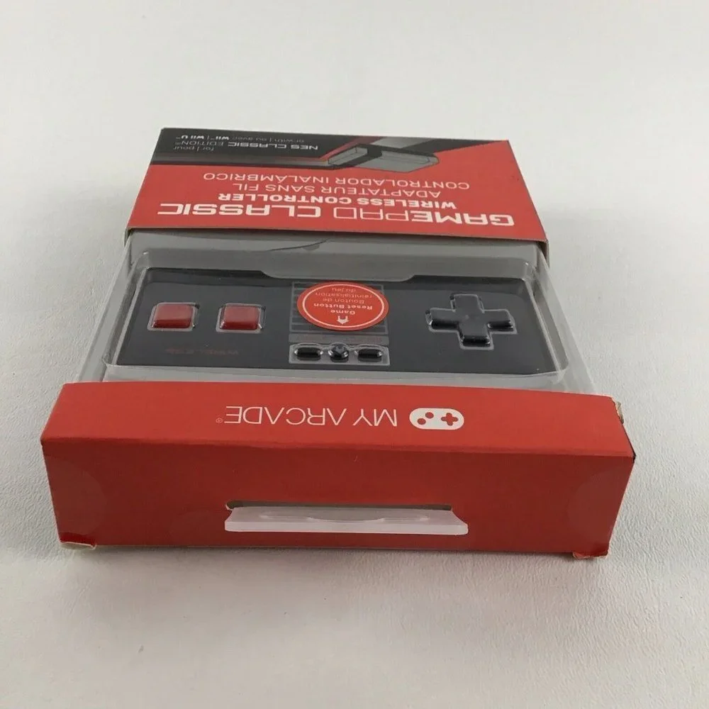 My Arcade GamePad Classic Wireless Controller NES Wii Compatible Video Gaming